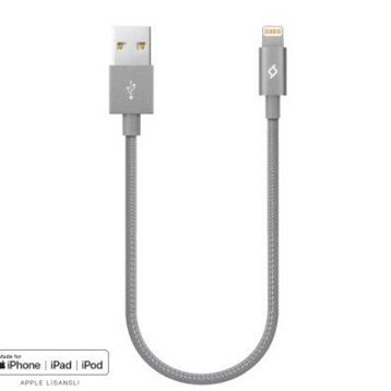 Ttec Alumicable Mini Kırmızı 30 cm IPhone Şarj Kablosu