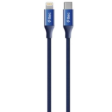 Ttec Alumicable Type-C Lightning Lacivert 150 cm Hızlı Şarj Kablosu