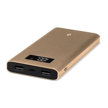 Ttec AlumiSlim LCD QC 3.0 10.000mAh Altın Taşınabilir Şarj Aleti