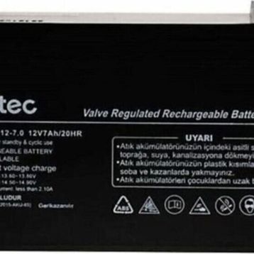 Ttec Plus 2023 12 V 7 Ah Bakımsız Kuru Akü