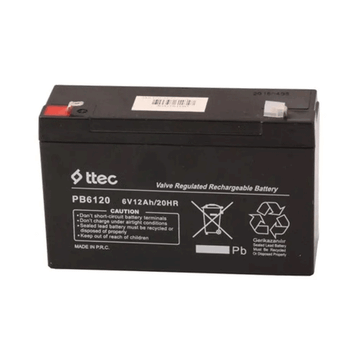 Ttec Plus 6 V 12 Ah Bakımsız Kuru Akü