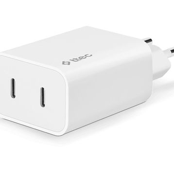 Ttec SmartCharger Duo PD 40W USB C Usb C Seyahat Beyaz Hızlı Şarj Aleti