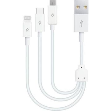 Ttec Trio Type-C Lightning Micro USB Kablosu