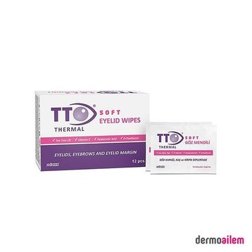 TTO 12 Adet Thermal Soft Göz Mendili