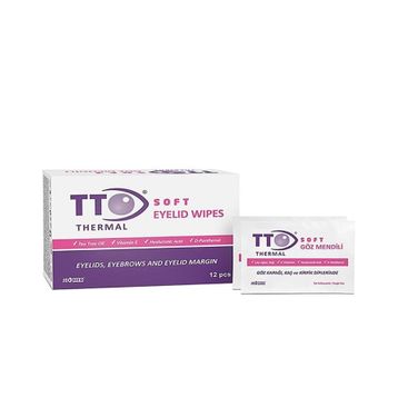 TTO 12 Adet Thermal Soft Göz Mendili