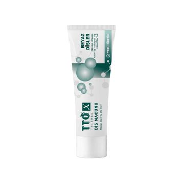 TTO 75 ml X Doğal Bitkisel Formül Beyazlatıcı Diş Macunu