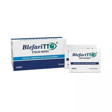TTO Blepharitto 24 Adet Göz Çevresi Temizleme Mendili