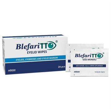 TTO Blepharitto 24 Adet Göz Çevresi Temizleme Mendili