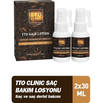 TTO Clinic 2x30 ml Saç Dökülme Karşıtı Losyon