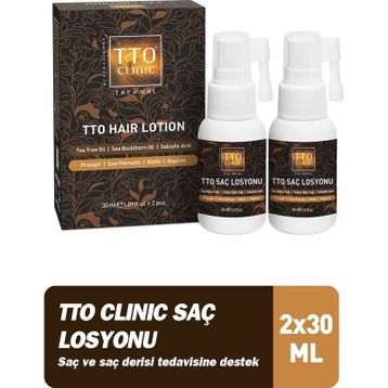 TTO Clinic 2x30 ml Saç Dökülme Karşıtı Losyon