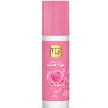 TTO Clinic Gül Kokulu 200 ML Nemlendirici Vücut Yağı