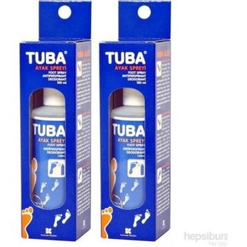 Tuba 2x100 ml Ayak Spreyi
