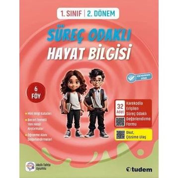 Tudem Yayınları 1. Sınıf 2. Dönem Süreç Odaklı Hayat Bilgisi