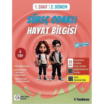 Tudem Yayınları 1. Sınıf 2. Dönem Süreç Odaklı Hayat Bilgisi