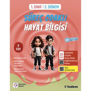 Tudem Yayınları 1. Sınıf 2. Dönem Süreç Odaklı Hayat Bilgisi