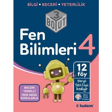Tudem Yayınları 4. Sınıf Fen Bilimleri 3 Boyut Konu Anlatım Föyü
