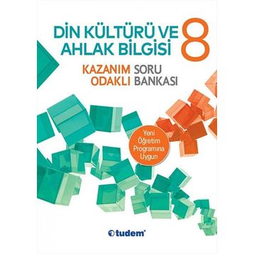 Tudem Yayınları 8.Sınıf Din Kültürü Ve Ahlak Bilgisi Kazanım Odaklı Soru Bankası