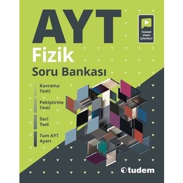 Tudem Yayınları AYT Fizik Soru Bankası Video Çözümlü