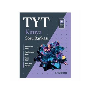 Tudem Yayınları Video Çözümlü Tyt Kimya Soru Bankası