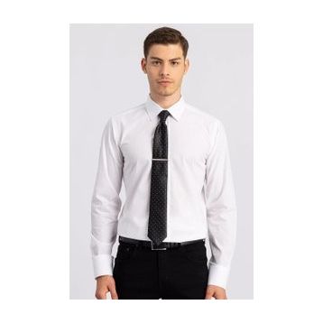 Tudors 1121441151 Modern Slim Fit Poplin Pamuk Efekt Erkek Gömlek
