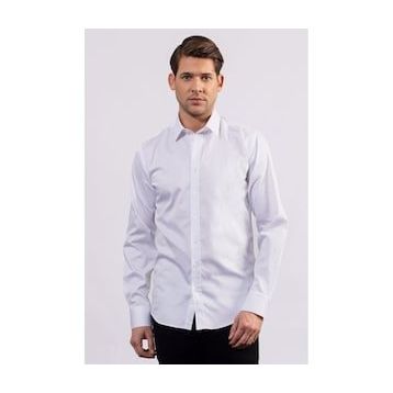 Tudors 1121441279 Modern Slim Fit Koton Saten Premium Seri Erkek Gömlek