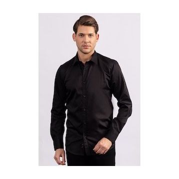 Tudors 1121441279 Modern Slim Fit Koton Saten Premium Seri Erkek Gömlek