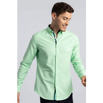 Tudors 1501150185 Slim Fit Dar Kesim Uzun Kol Poplin Oxford Erkek Gömlek