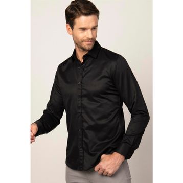 Tudors DR17124-666 Slim Fit Dar Kesim Armürlü Erkek Gömlek