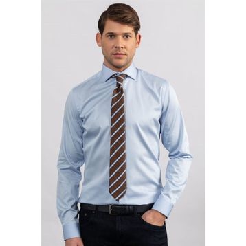 Tudors DR220025 Slim Fit Koton Saten Premium Seri Erkek Gömlek