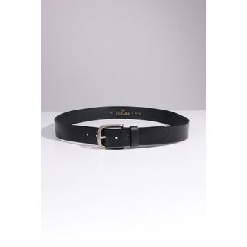 Tudors Erkek %100 Hakiki Deri 4 cm Spor Siyah Kemer