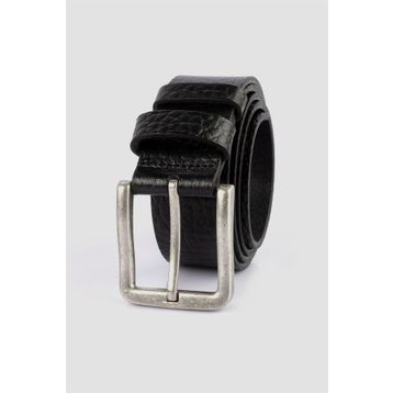Tudors Erkek %100 Hakiki Deri 4 cm Spor Siyah Kemer