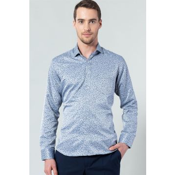Tudors Kl17045-739 Klasik Fit Desenli Erkek Gömlek