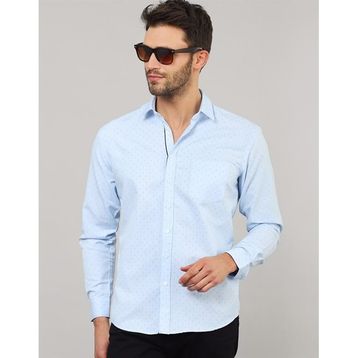Tudors Kl17045-739 Klasik Fit Desenli Erkek Gömlek