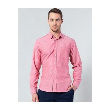 Tudors Kl17045-739 Klasik Fit Desenli Erkek Gömlek