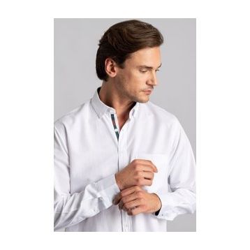 Tudors Klasik Fit Rahat Kesim Poplin Oxford Erkek Gömlek
