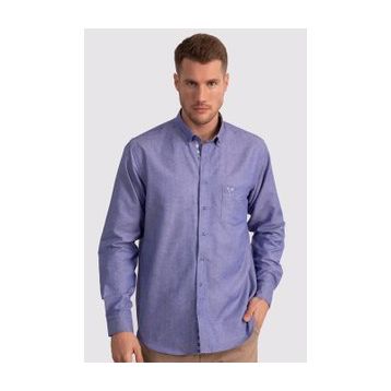 Tudors Klasik Fit Rahat Kesim Poplin Oxford Erkek Gömlek