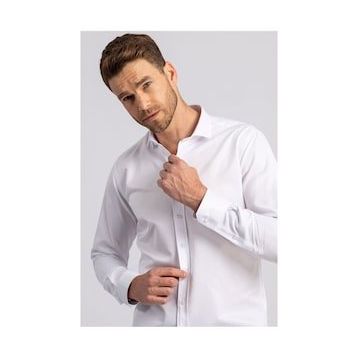 Tudors Modern Slim Fit Düz Erkek Gömlek