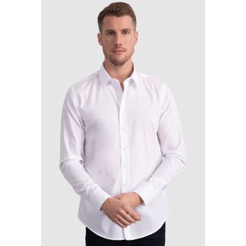Tudors Terry Cotton Slim Fit Dar Kesim Turkuaz Erkek Gömlek