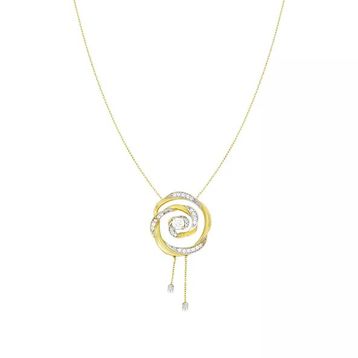 Tuğrul Altın T005083 Altın Spiral Kolye