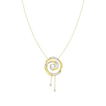 Tuğrul Altın T005083 Altın Spiral Kolye