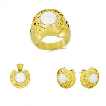 Tuğrul Altın T007782 Altın İnci Set