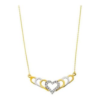 Tuğrul Altın T51 0.07 ct Pırlanta Kalp Kolye