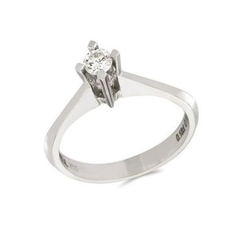 Tuğrul Altın T51 0.18 ct Pırlanta Tek Taş Yüzük