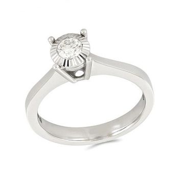 Tuğrul Altın T51 0.23 ct Pırlanta Tek Taş Yüzük