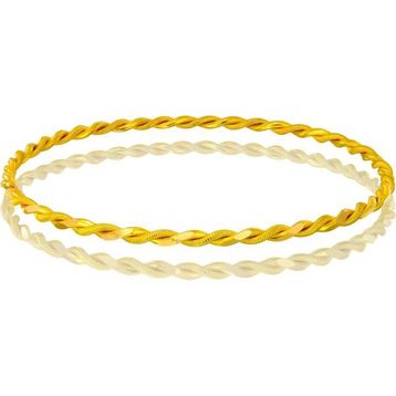 Tuğrul Altın T51 15 gr 22 Ayar İşçiliksiz Paftalı Burma Bilezik