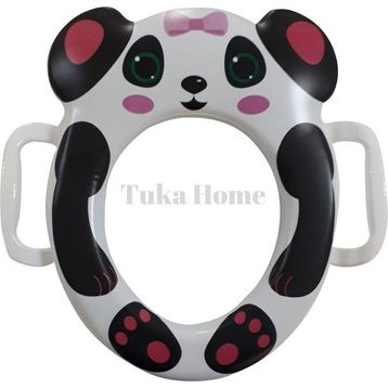 Tuka Home Pembe Panda Desenli Klozet Bebek Lazımlık