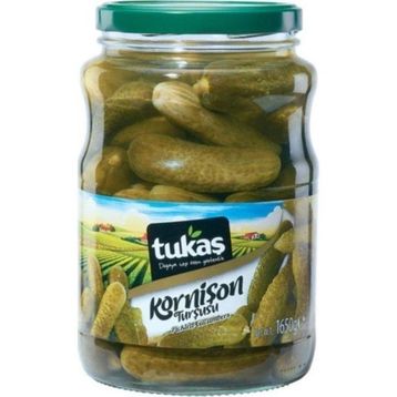 Tukaş 1650 gr Kornişon Turşu