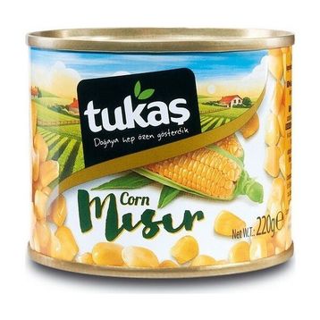 Tukaş 220 gr Mısır Konservesi (3 adet)