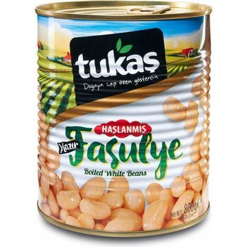 Tukaş Haşlanmış 800 gr Kuru Fasulye