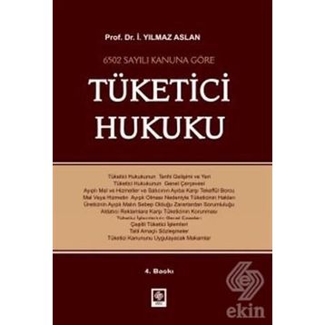 Tüketici Hukuku - İ. Yılmaz Aslan